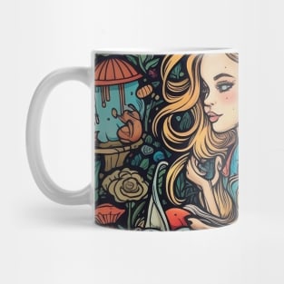 Welcome to Wonderland Sticker Art Mug